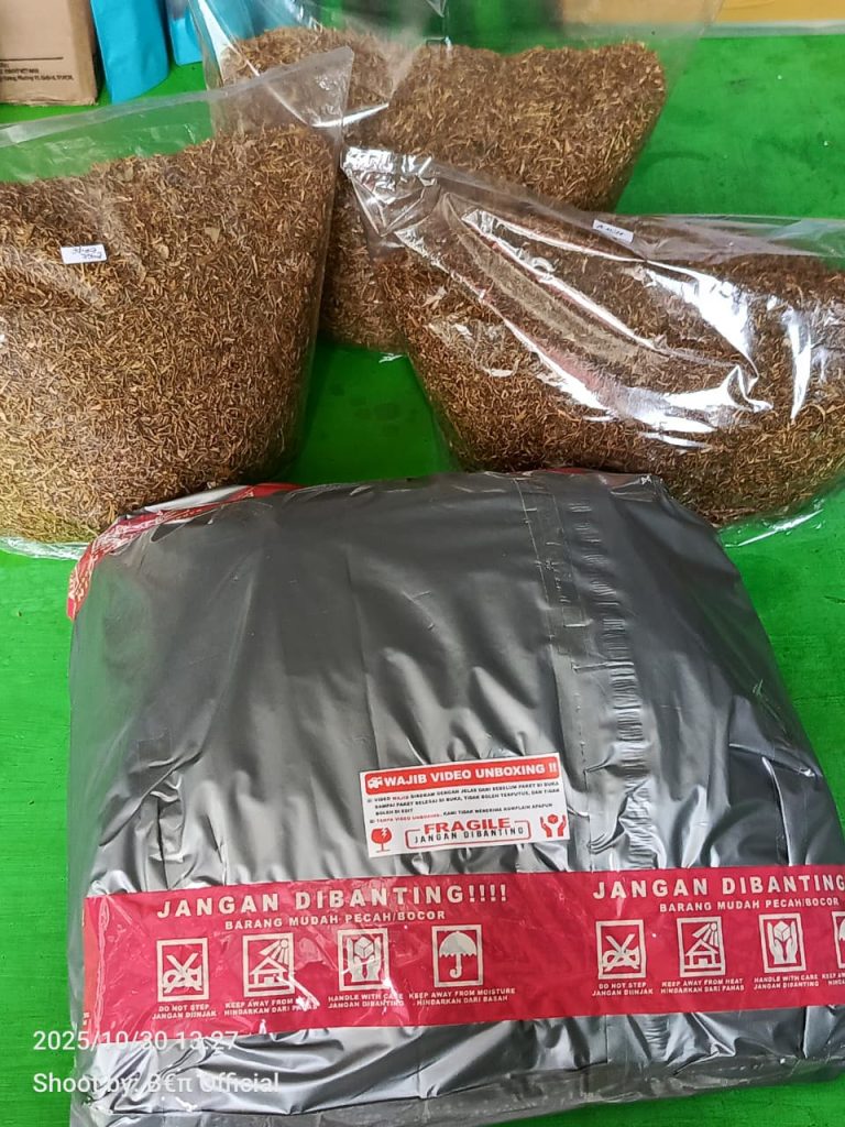 Tembakau herbal talas beneng , ( Taro dry leaf herbal tobacco) original. Non nikotin.-2